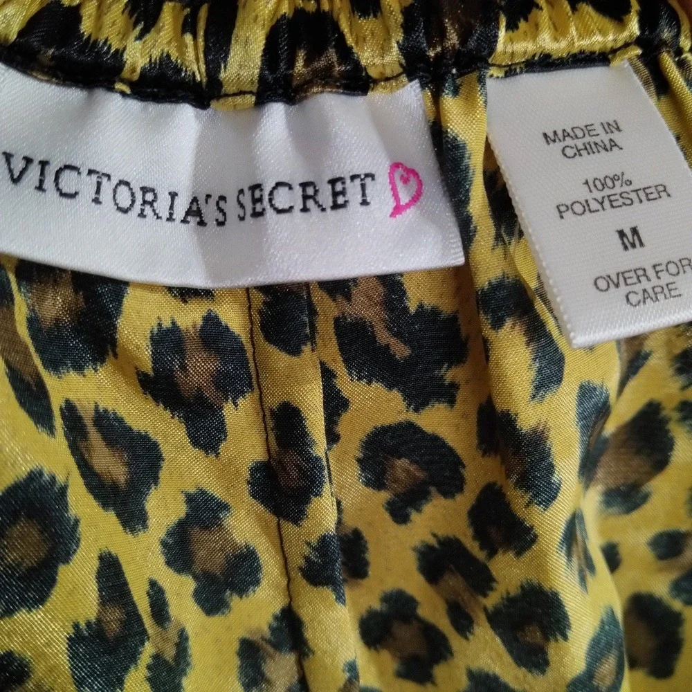 Victoria secret satin‎ cheetah Pajamas